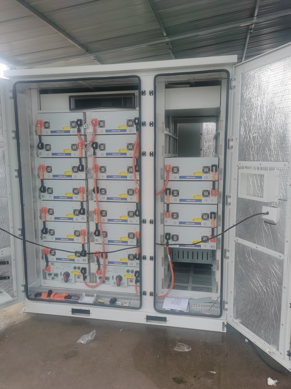 Battery storage cabinet on our Riyadh project